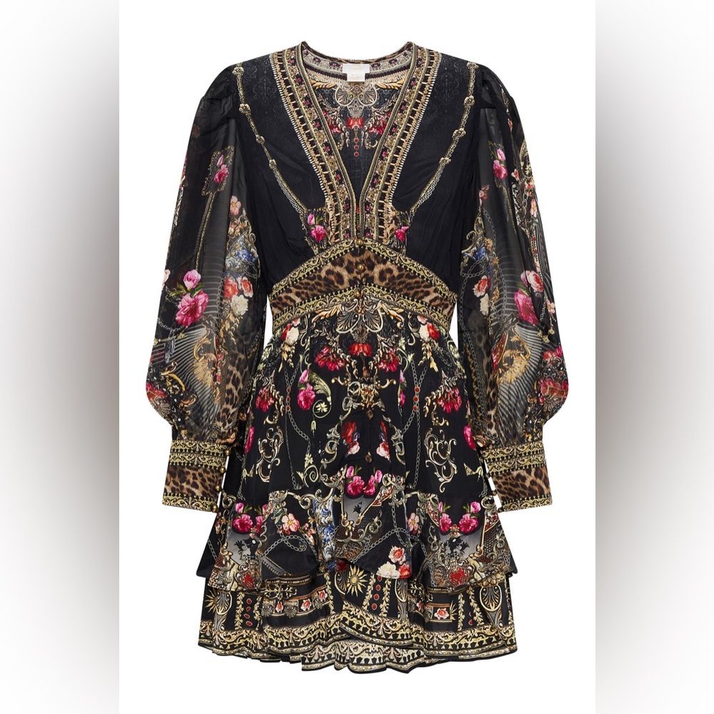 Camilla Black and Gold Button Front Frill
Dress
Gothic Goddess - Picture 3 of 16